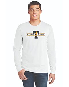 American Apparel ® Fine Jersey Unisex Long Sleeve T-Shirt - Front Imprint - Tea Area Titans Logo