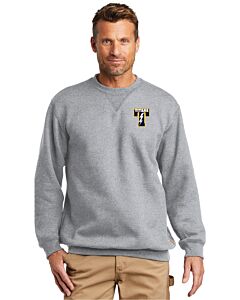 Carhartt ® Midweight Crewneck Sweatshirt - Embroidery - Titans T Logo